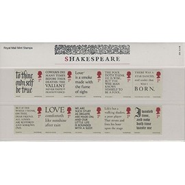 2016 William Shakespeare Presentation Pack PP497 (printed no. 524) - Royal Mail Stamps
