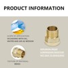 Bwintech 2 Pcs 3/4" Female to 3/4" Male BSP Thread