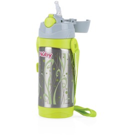 Nuby ID10264 Thermal Stainless Steel Cup with Straw 360 ml