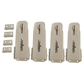 Class A Customs | Four (4) Pack of Ivory White Locking Fold Down Camper Latch and Catch