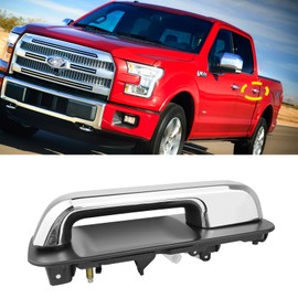 Moonlinks Compatible with 2015-2020 Ford F150 Door Handle Trim,F150 Left Rear Door Handle Replacement Chrome Lever(15719880/FL3Z1626605DAPTM)