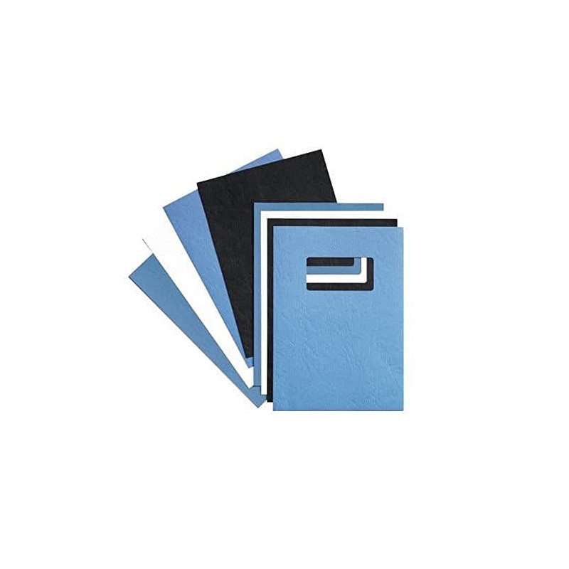 Rexel Acco 250 GSM A4 Leatherboard Window Binding Covers -