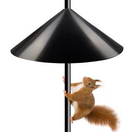 JISON21 Squirrel Baffle for Bird Feeder Pole，Outside Pole Mount Stopper & Bird House Guard for Outdoor Shepherd’s Hook and Anti Raccoon Poles, 14 Inch