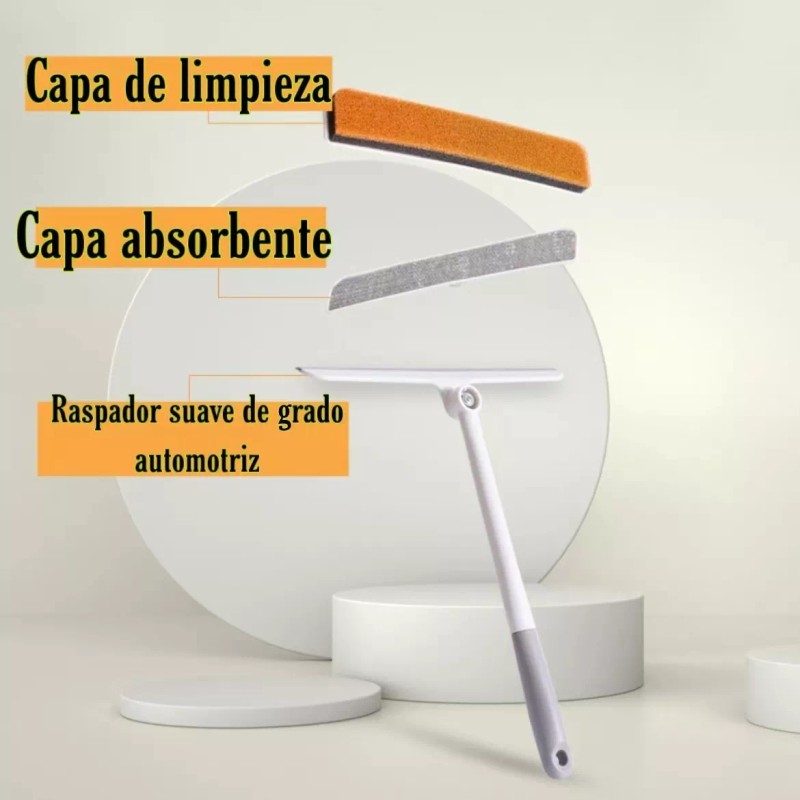 Yooshi Limpia Vidrios Cristales Y Ventanas Jalador Practico De Casa