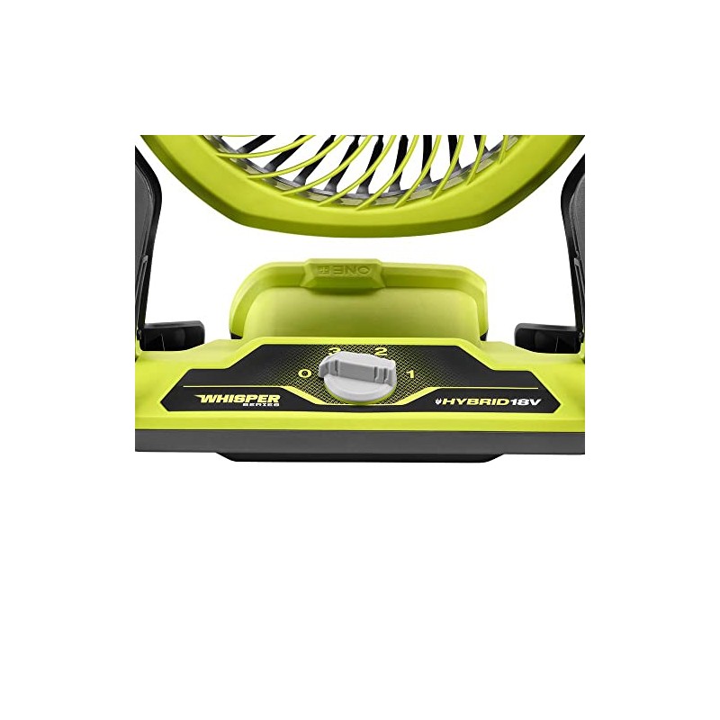 RYOBI ONE+ 18V Cordless Hybrid WHISPER SERIES 7-1/2 in. Fan