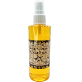 Success Affirmation Room Spray - Strength Prosperity Good Fortune Outcomes Empowerment Spells Conjure Rituals - Handmade with Essential Oils and Herbs - Wicca Pagan Hoodoo Magick Manifestation