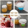 5 Pack Saurdough Starter Glasses Covers, Reusable Fabric Bowl Covers,