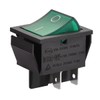 Heschen Rocker Switch On/Off 4 Port Green Light 16A 250VAC