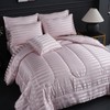Merryword Light Pink Satin Bed in a Bag 8 Pieces