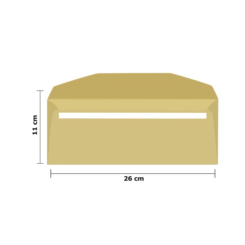 DL Envelopes Manilla - Pack of 50 Peel and Seal,