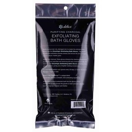 Clean Logic Detox Charcoal Exfoliating Bath Glove, 3 Count
