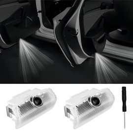 2Pcs No Fade Car Door Lights Logo Projector Compatible with QX50/56/60/70/80, Q50/60/70, G25/37, M25/35/37/45/56, FX35/37/45/50, EX25/35/37 Model, Led Car Door Welcome Lights Accessories