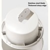 Portable Ice Crusher PP Manual Shaved Snow Cone Machine DIY