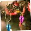 Parliky 200pcs Balls Ornament Lamp Small Delicate Pendant Mini Xmas