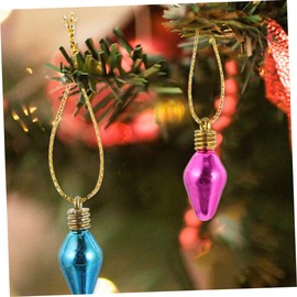 Parliky 200pcs Balls Ornament Lamp Small Delicate Pendant Mini Xmas Baubles Simulated Shatterproof Lightbulb Artificial Simulation Holiday Supplies Diy Fashion Vase Projects Ball Color