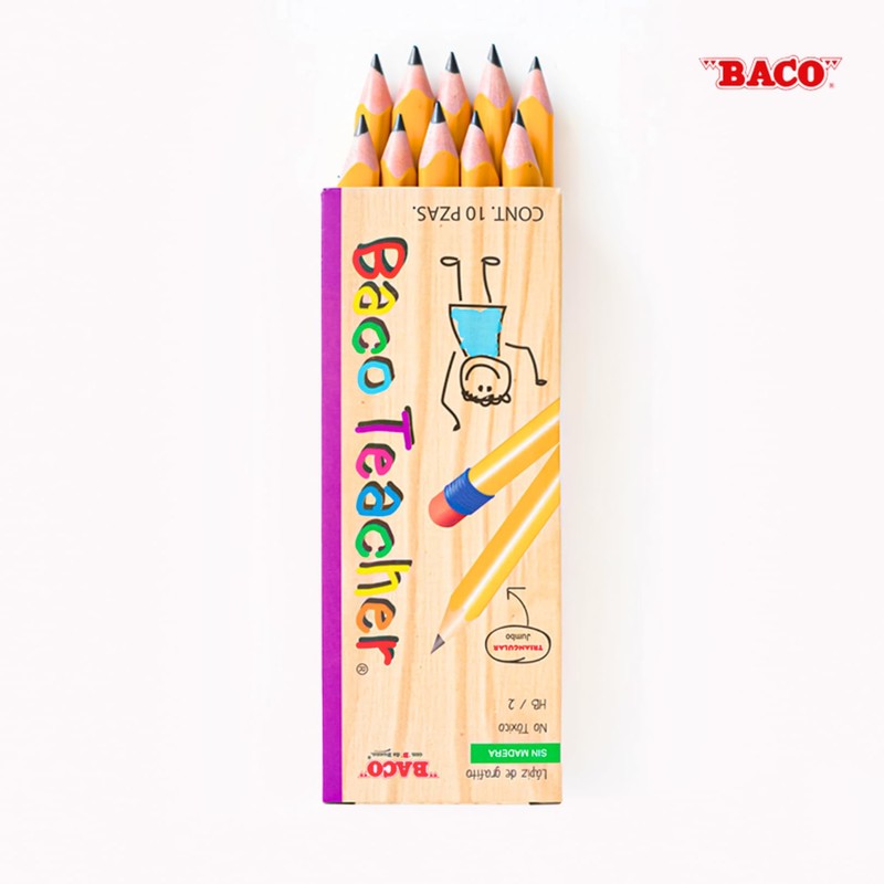 Baco | Lápiz de Grafito Bacoteacher Jumbo Triangular HB/2 -