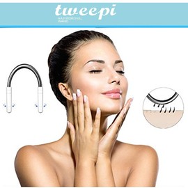 Tweepi Hair Removal Wand- With Upper Lip Shaped Cool Gel Pack for Numbing and Soothing Aftercare