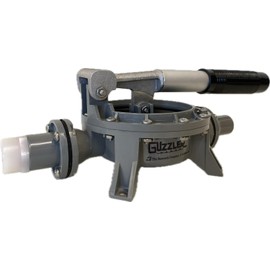 Guzzler® Priming Utility Hand Pump (3/4" Female Garden Hose Threaded Inlet and Combo 1" Slip-On with 1/2" Tapped Outlet), Wastewater graywater Removal/Prime/Bilge/Shallow Well/Transfer