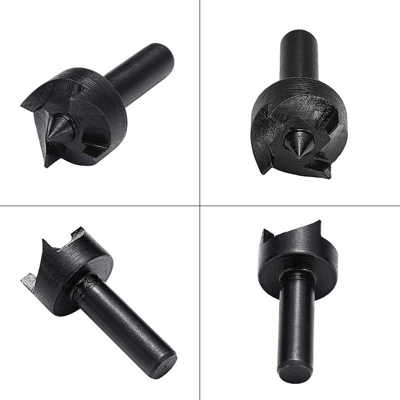 iayokocc Wood Lathe Turning Spur Cup Center, Thimble Drill Bit