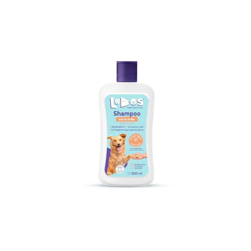 LUDOS Shampoo Extra Brillo para Perro y Gato con Extracto