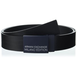 Armani Exchange Men's Milano Edition Belt NERO - BLACK, One Size