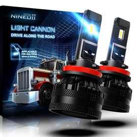 NINEO H11 Bulbs, High Brightness 800% Brighter H8 H9 Fog Lights 6500K Plug&Play H11 Fog Lamp- Pack of 2