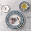 Wedgwood 50102602031 Florentine Turquoise Salad Saucer, 6.1 inches (15.5 cm),