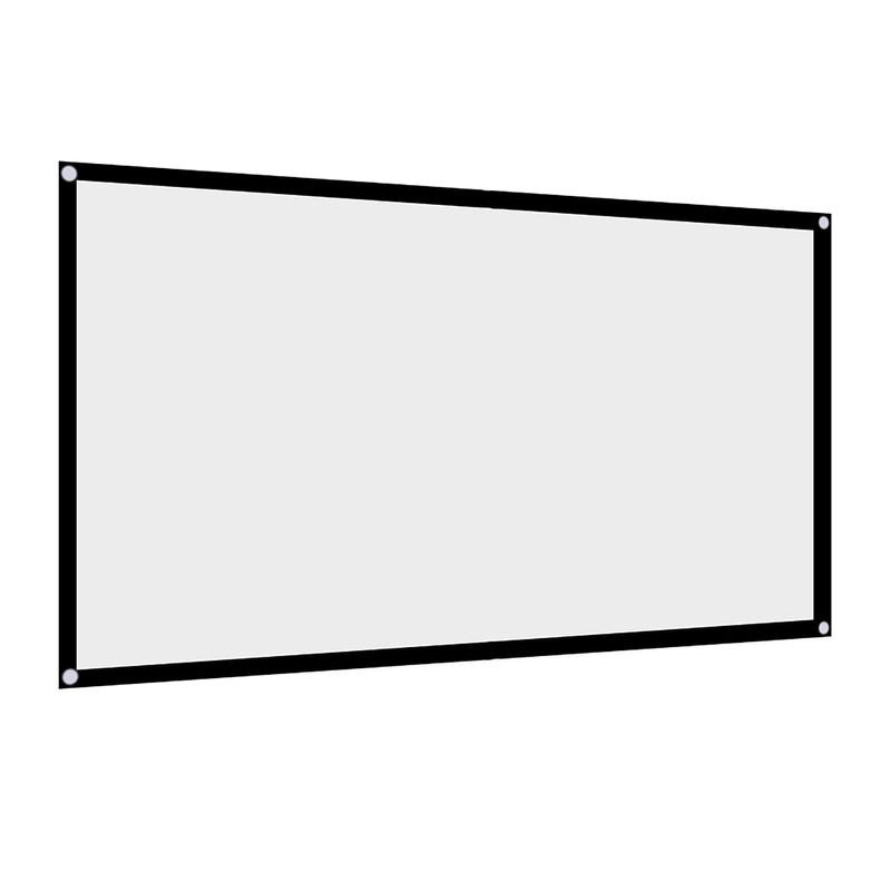 Tiiyee Projection Screen, 60-120 Inch 16:9 Projection Screen Rear Projection