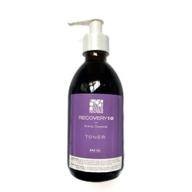 Aceite corporal Recovery10 TONER elaborado con Aceite de Oliva Extra Virgen auténtico y aceites nutritivos y esenciales. Skincare oil 100% Natural.