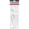 Socket Outlet PowerBoard 4 Way PowerPoint Plug 1M 240V 10AMP
