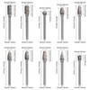 10 Pieces Carbide Burr Set, 1/8 Inch Shank Tungsten Carbide