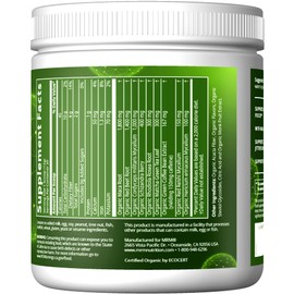 MRM Nutrition Organic Pre-Workout Powder | Island Fusion Flavored | Superfoods + 150mg Natural Caffeine + adaptogens | Clean Energy + Focus| Healthy Blood Flow | Vegan + Non-GMO | 20 Servings