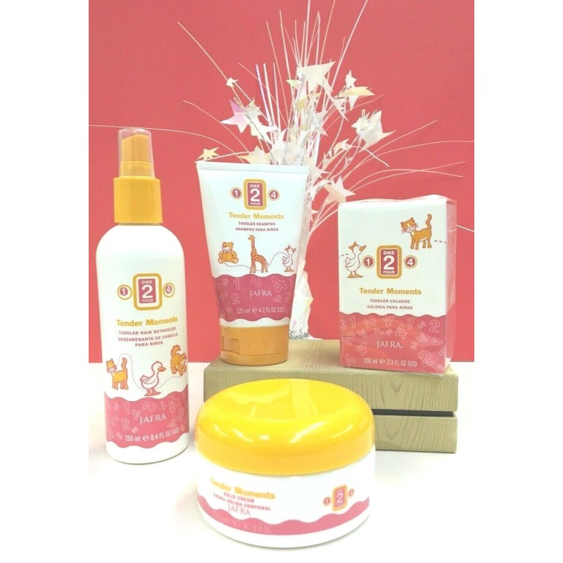 Jafra Tender Moments 1-2-4 SET Cologne + Hair Detangler +