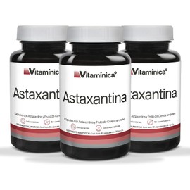 Vitaminica Astaxantina 20mg 90 Cápsulas Pack 3 Antioxidante
