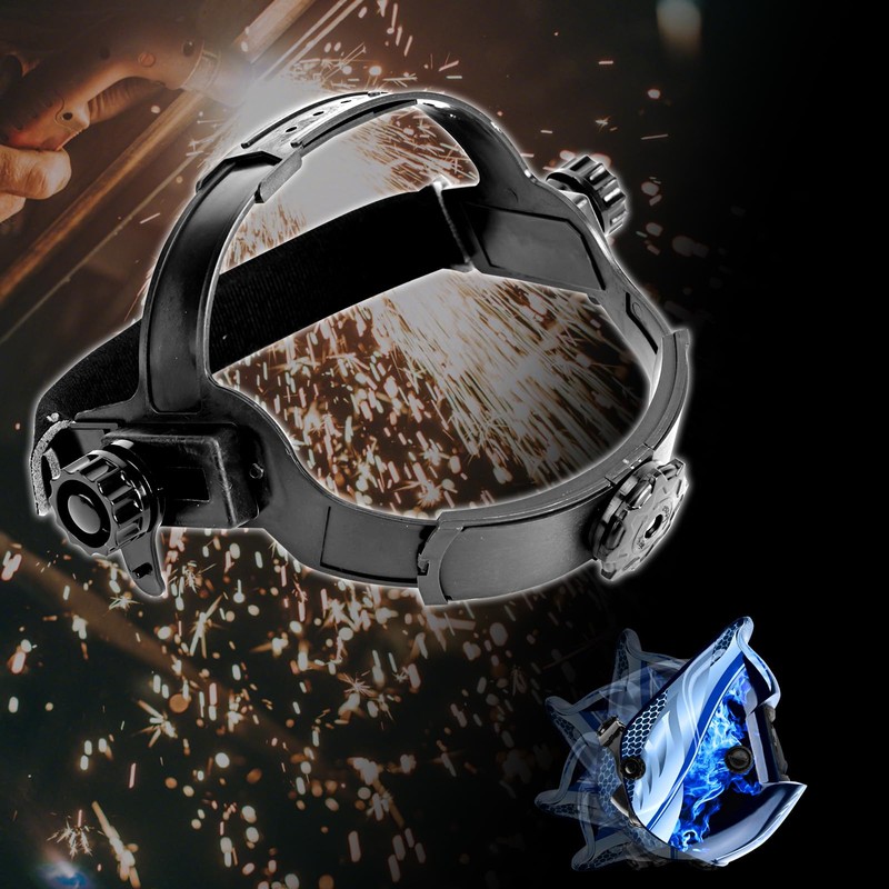 DUTTY Welding protective mask, head mounted argon arc welding LCD