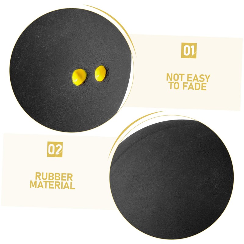 Mipcase Professional Single Dot Squash Ball High Elasticity Racket Ball
