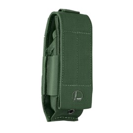 LEATHERMAN, Premium Molle Snap Sheath for Multitools, Made in the USA, Fits 4" and 4.5" Tools, Green, Large