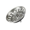 Kitchen Sink Strainer Waste Plug (McAlpine bwstss-top) chrome by Mcalpine