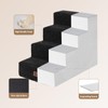 EHEYCIGA Dog Stairs for Bed 18" H, 4-Step Dog Steps