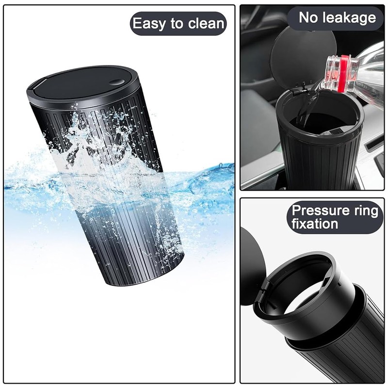 YOYEAH Car Trash Can - Odour-Proof Mini Trash Can for