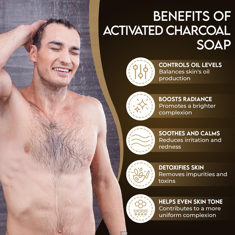 Fresh & Fly Activated Charcoal Soap - Natural Detoxifying Bar