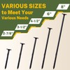 LIONMAX Structural Wood Lag Screws #14 x 6 Inch, 50-PCS,
