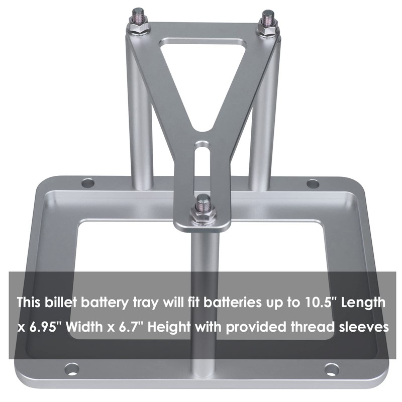 Battery Tray for Optima, Battery Hold Down Kit Battery Relocation
