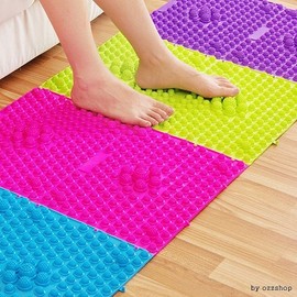 MyDomae DIY Acupressure Foot Mat / Interlocking Foot Pad DIY Acupressure Mat - Pink 6ea