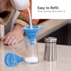 KUKUJIWA Salt and Pepper Shakers Set,Salt and Pepper Pots with
