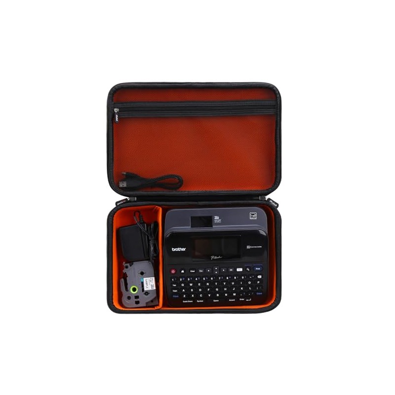 Mchoi Estuche rígido portátil para rotuladora Brother P-Touch PTD600/D610BT conectada,