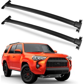Wonderdriver Roof Rack Cross Bars Compatible with Toyota 4Runner 2010-2024 (with Factory Side Rails), Heavy Duty 220lb Aluminum Crossbars Rooftop Cargo Bag Kayak Bike Luggage Snowboard Skiboard