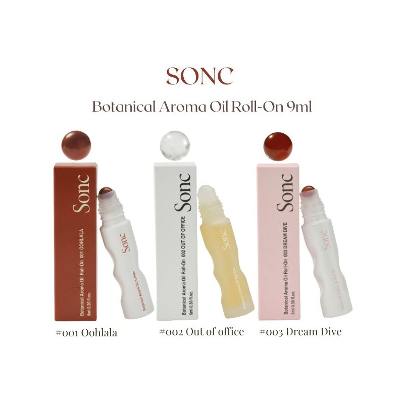 SONC Botanical Aroma Oil Roll-On Duo Kit 18ml*2ea & Tin