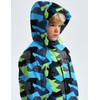 GEMYSE Boy's Waterproof Ski Snow Jacket Hooded Fleece Windproof Winter