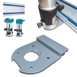 Decoralin Guide Rail Adapter Compatible with Makita DRT50, RT0700C, RT0702C, RT0700 - Router Attachment for Makita Guide Rails